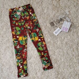 LULAROE Kids Christmas/Holiday Leggings - S/M